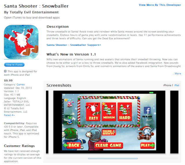 itunes_santa_screenshot